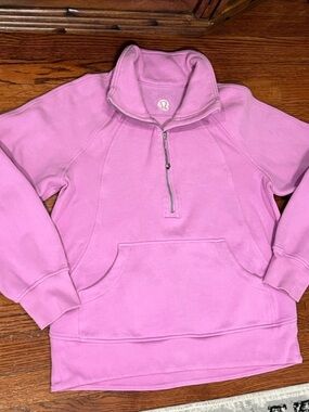 lululemon athletica Light Pink Quarter-Zip Pullover
